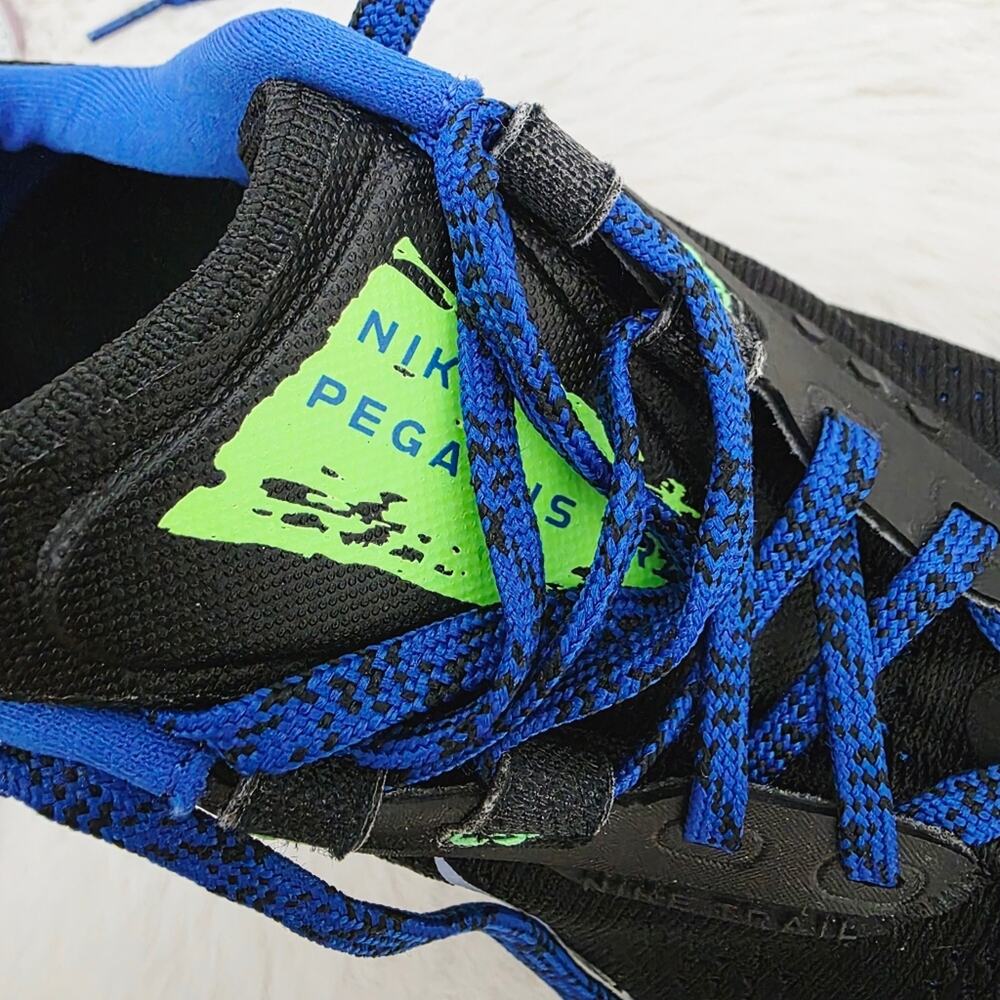 Nike Pegasus Trail 3 Women's Running Shoes Black Blue Pink React Sneakers 6 - Picture 9 of 13